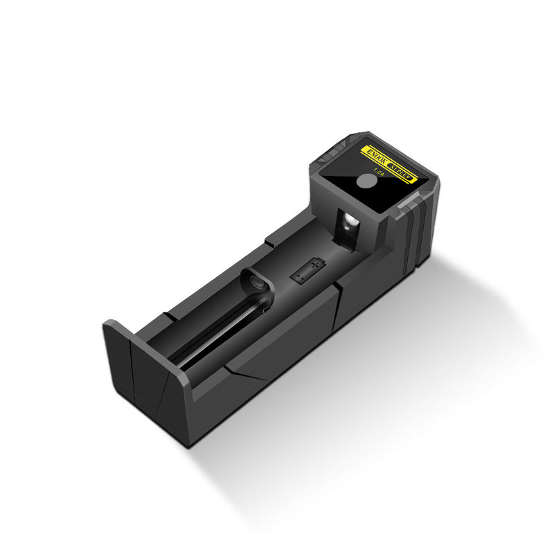 Cargador de batería de iones de litio de ranura única 1.0A de corriente USB 18650 Cargador rápido de batería