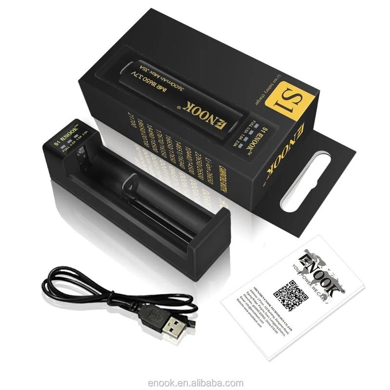 Cargador de baterías de iones de litio de 4.2 V de corriente continua Cargador multi-inteligente con corriente de 2A 1A 0.5A