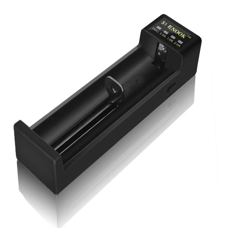 Cargador de baterías de iones de litio de 4.2 V de corriente continua Cargador multi-inteligente con corriente de 2A 1A 0.5A