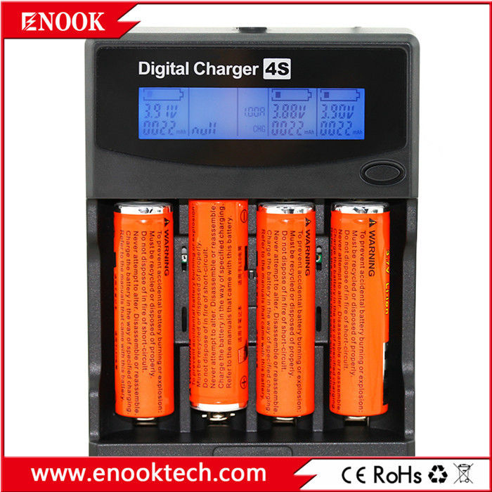Smart 4 ranuras AA AAA cargador de batería DC3.6V / 3.7V cargador de batería recargable