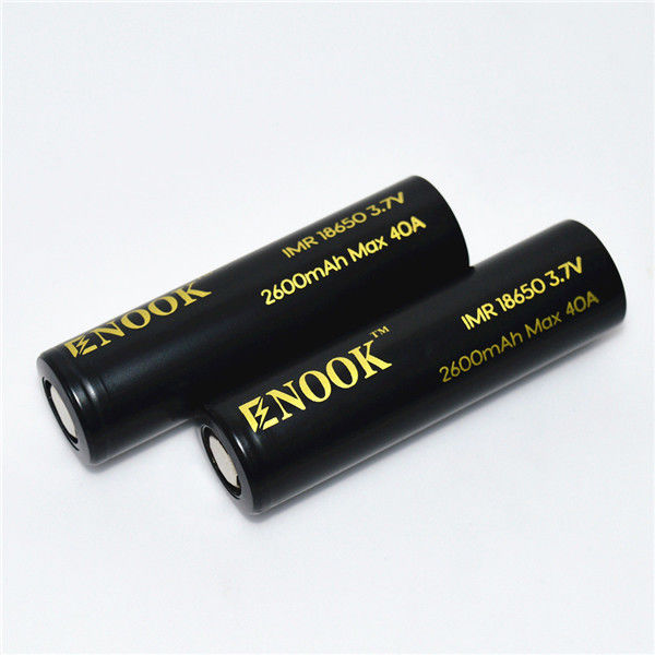 Batería Enook de alta tasa de descarga 18650 batería de globo enook 18650 2600mAh 40A 18650 batería de iones de litio