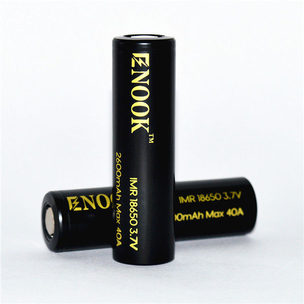 Batería Enook de alta tasa de descarga 18650 batería de globo enook 18650 2600mAh 40A 18650 batería de iones de litio