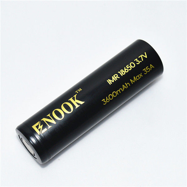 Alta tasa de descarga 3600mAh Max 35A 18650 batería recargable 3.7V Batería de iones de litio