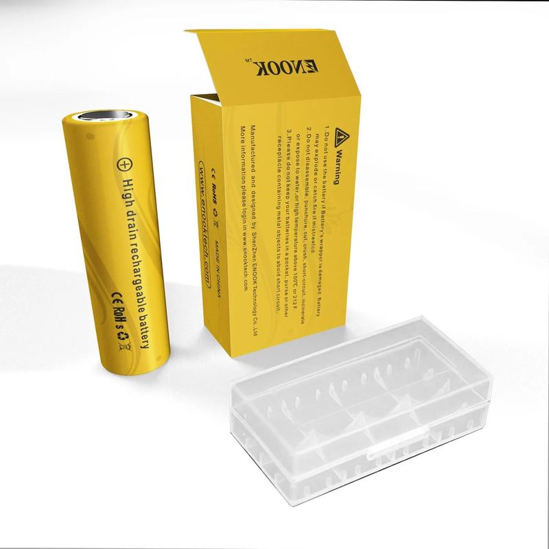 Doublepow Precio al por mayor 18650 3.7V 2200mah batería recargable 40A 3.7V mod 18650 batería amarilla de iones de litio