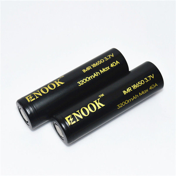 Venta caliente! fabricante 3.7V Célula recargable Enook 18650 3200mAh MAX 30A Cdr20 Batería de litio de iones de litio