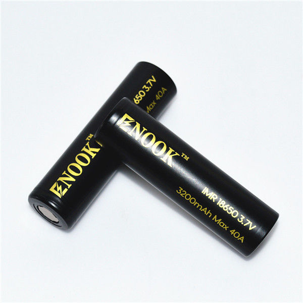 Venta caliente! fabricante 3.7V Célula recargable Enook 18650 3200mAh MAX 30A Cdr20 Batería de litio de iones de litio