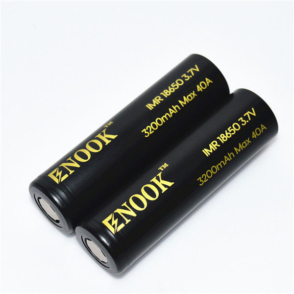 Venta caliente! fabricante 3.7V Célula recargable Enook 18650 3200mAh MAX 30A Cdr20 Batería de litio de iones de litio