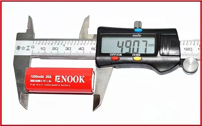 18490 1200mAh enook 20A 3.7v para bicicleta eléctrica 18490 batería recargable batería PK agm 12V