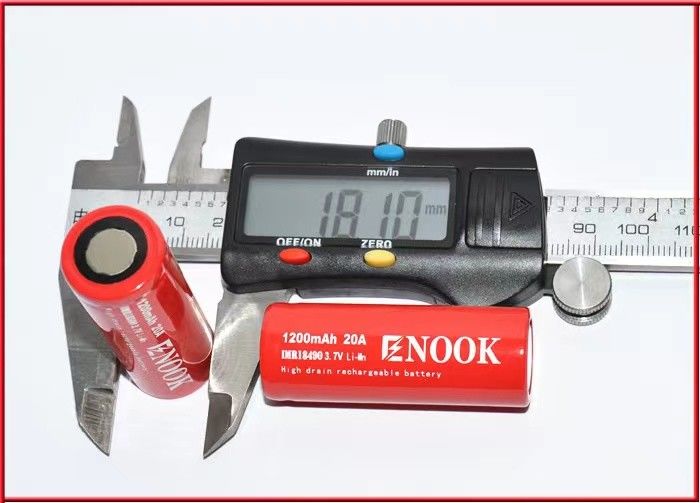 18490 1200mAh enook 20A 3.7v para bicicleta eléctrica 18490 batería recargable batería PK agm 12V