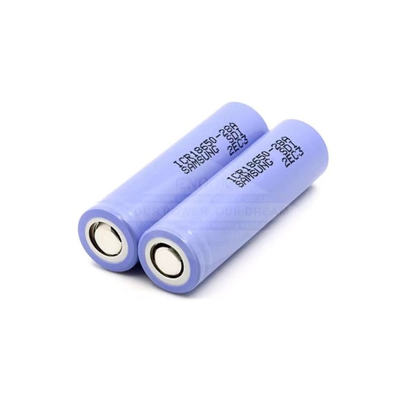 Recargable 3.7 V 18650 Batería de iones de litio 2800mAh Batería de iones de litio de alta potencia