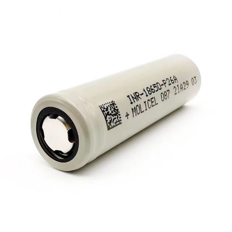 Molicel P26A 18650 Batería de celdas de iones de litio 35A 3.7 V Batería recargable 2600mah