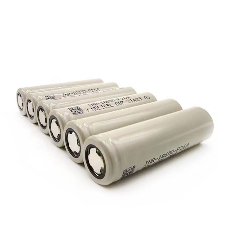 Molicel P26A 18650 Batería de celdas de iones de litio 35A 3.7 V Batería recargable 2600mah