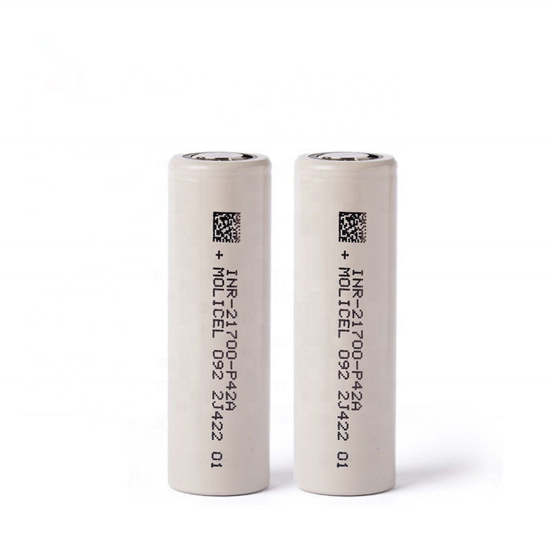 Molicel P42A Batería de iones de litio Célula 4200mAh 45A 3.7V 21700 Batería de iones de litio