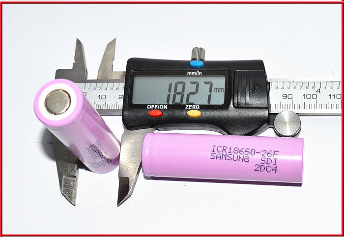 Batería recargable de 18650 3.7V 2600mah 18650 Batería de iones de li para linterna