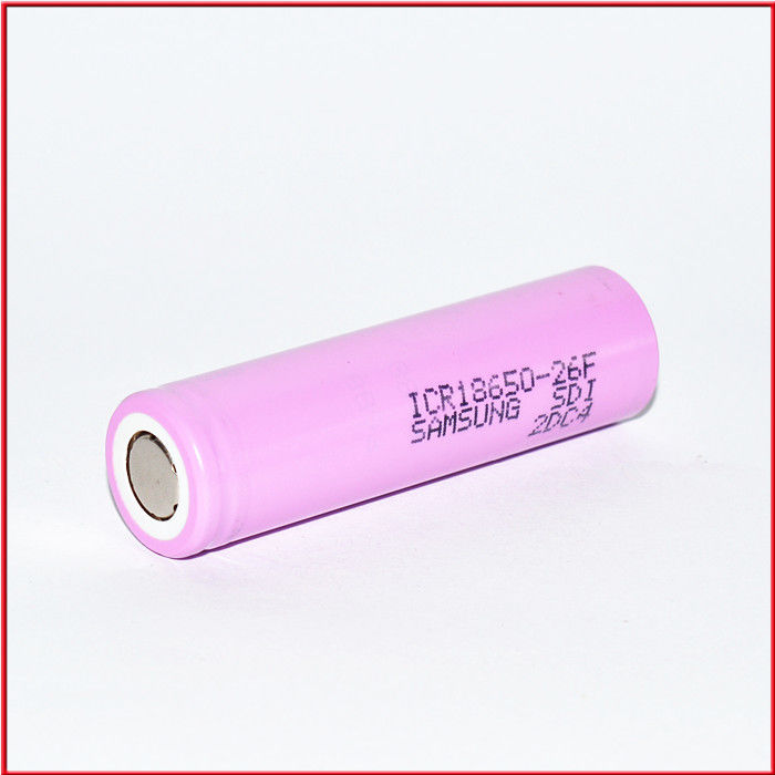 SAM ICR18650 26F 2600mAh 26JM 26J 26H 3.6V 18650 2600mAh batería de litio 510 de hilo