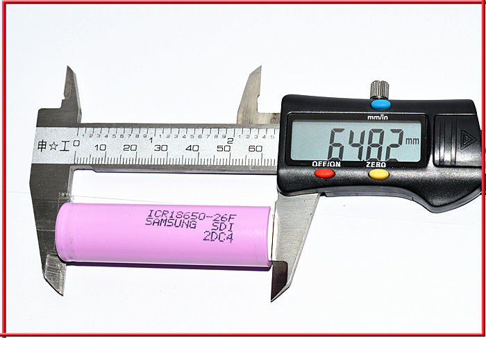 SAM ICR18650 26F 2600mAh 26JM 26J 26H 3.6V 18650 2600mAh batería de litio 510 de hilo
