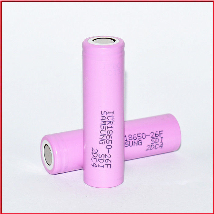 SAM ICR18650 26F 2600mAh 26JM 26J 26H 3.6V 18650 2600mAh batería de litio 510 de hilo