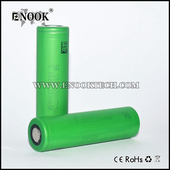 Especificaciones de la batería Vtc5 2600mAh mayorista en batería recargable de iones 3.7V 18650 batería