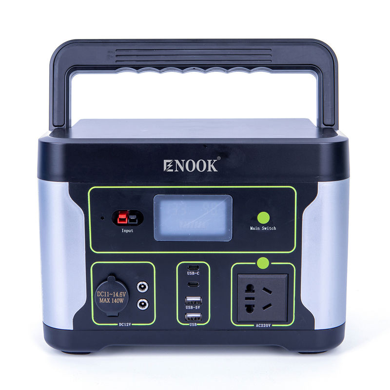 Estaciones de energía portátiles de 500W LiFePO4 Batería de almacenamiento de energía para el hogar al aire libre para computadoras portátiles