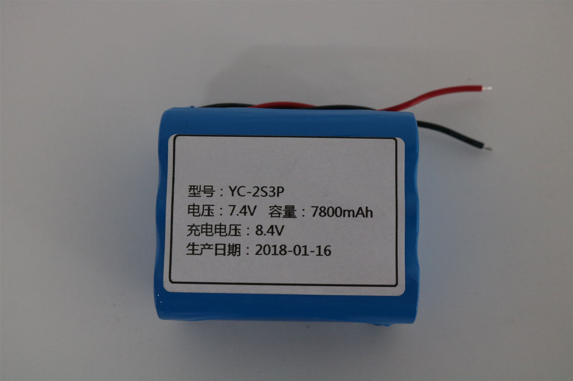 7.4 V 7800mah Batería de iones de litio para bicicleta eléctrica y automóvil eléctrico