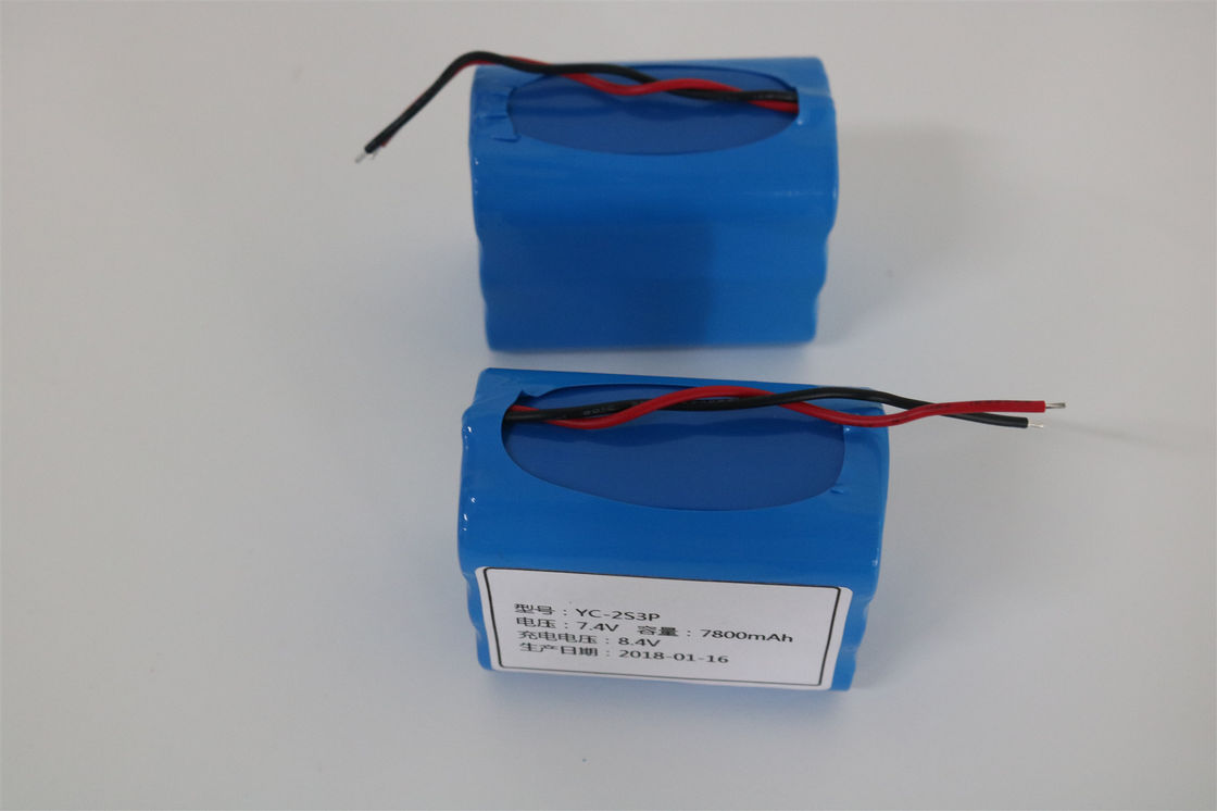 7.4 V 7800mah Batería de iones de litio para bicicleta eléctrica y automóvil eléctrico