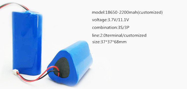 3S3P 18650 Batería de iones de litio 2200mah 3.7V 11.1V Para herramientas eléctricas