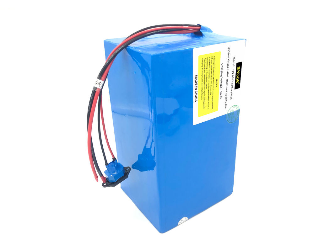 Enook Azul Tipo 48v 40ah Batería de iones de litio para bicicleta personalizada