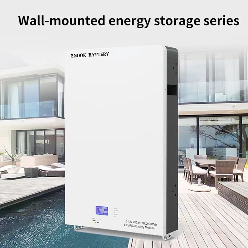 51.2V Batería de almacenamiento de energía para el hogar LFP LiFePO4 Batería solar para inversor híbrido
