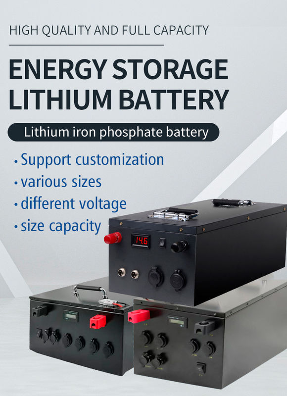 Negro 51.2V 200Ah LiFePo4 Batería de iones de litio para el carrito de golf 10KW Batería para el rack del servidor
