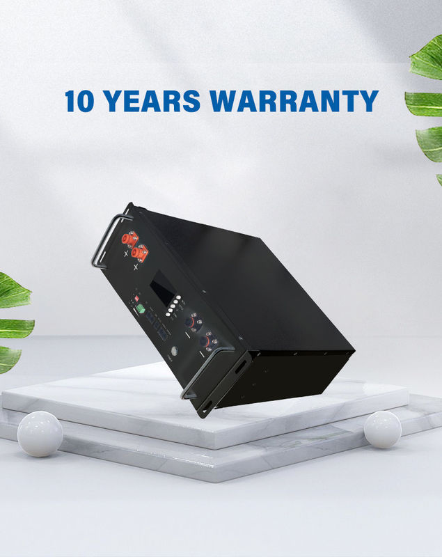 Sistema de almacenamiento de energía solar Lifepo4 Batería de iones de litio 51.2V 100ah Lifepo4 de litio 10kwh Baterías de servidor montadas en rack