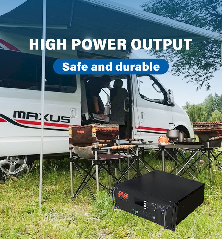 Batería montada en el rack del servidor de 5 kW 10 kW 20 kW 48V Lifepo4 Batería para sistema solar