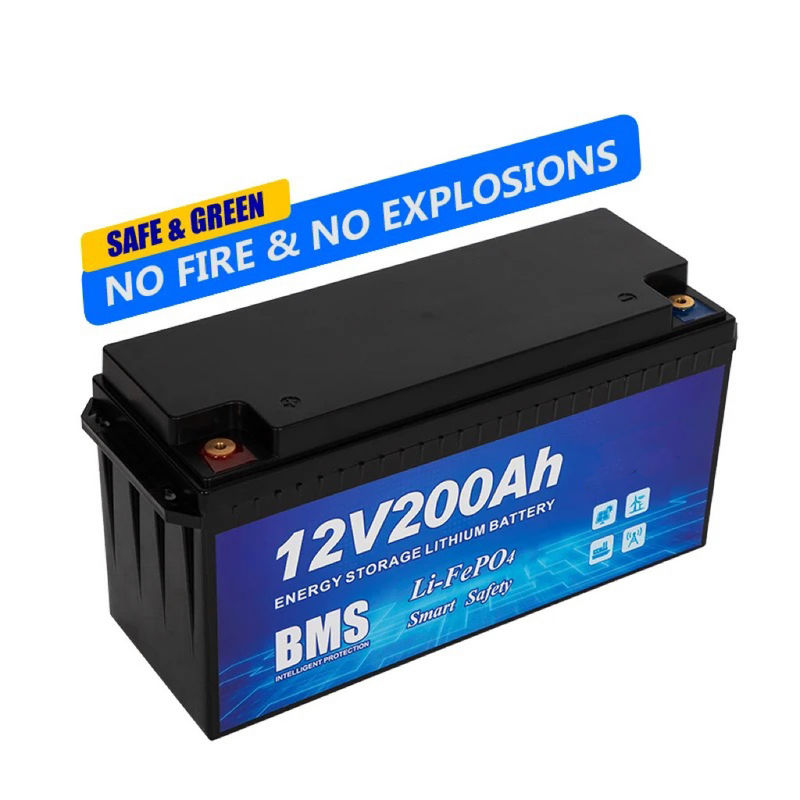12V 24V 48V Lifepo4 Batería con 120A corriente de descarga Batería de litio hierro fosfato