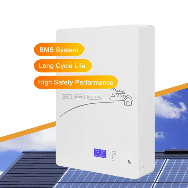 Enook Powerwall Batería solar de iones de litio 48V 5Kw 10Kw 100Ah 200Ah Power Pared montada Lifepo4 Almacenamiento de energía solar para el hogar