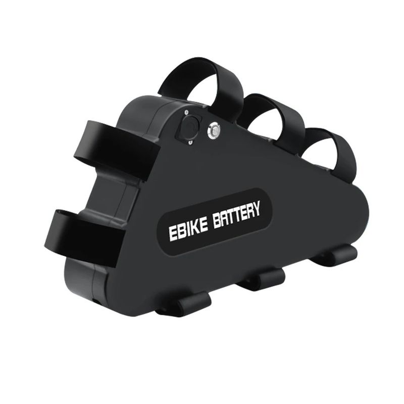 18650 Triángulo celular 36V/ 48V/ 52V/ 60V/ 72V Batería de bicicleta eléctrica con capacidad de 13Ah ~ 17.5Ah