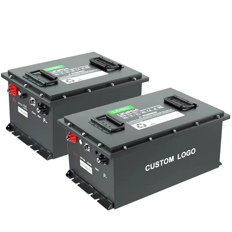 OEM/ODM Lifepo4 Batería de Golf Cart Batería 24V 36V 48V 72V 50Ah 100Ah 200Ah con Smart BMS
