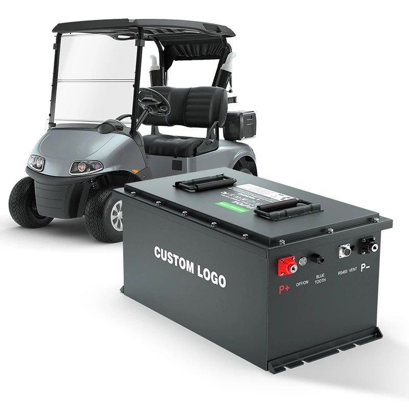 OEM/ODM Lifepo4 Batería de Golf Cart Batería 24V 36V 48V 72V 50Ah 100Ah 200Ah con Smart BMS