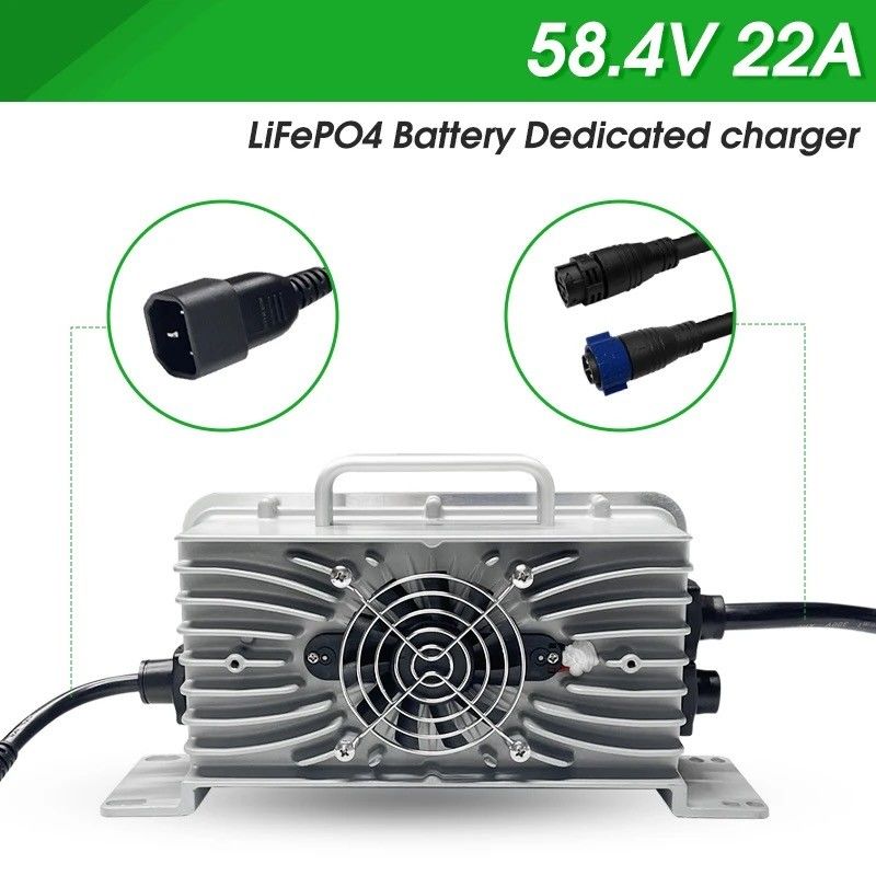 58.4V 100ah 105ah 200ah Golf Cart LiFePO4 Batería eléctrica de iones de litio 51.2V Ciclo profundo IP64