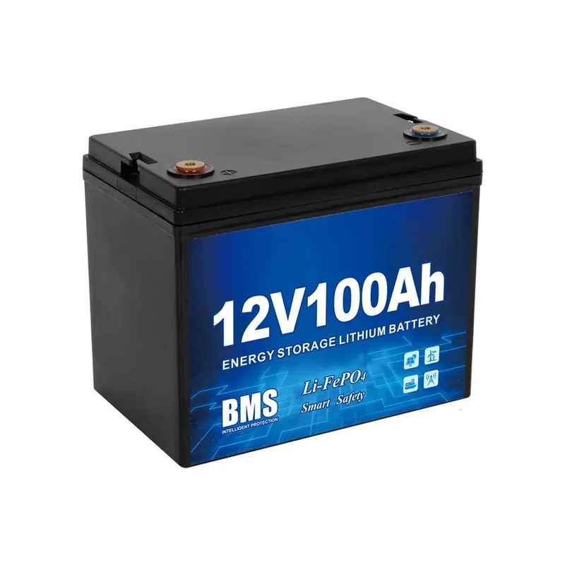 12V 24V 48V Lifepo4 Batería con 120A corriente de descarga Batería de litio hierro fosfato